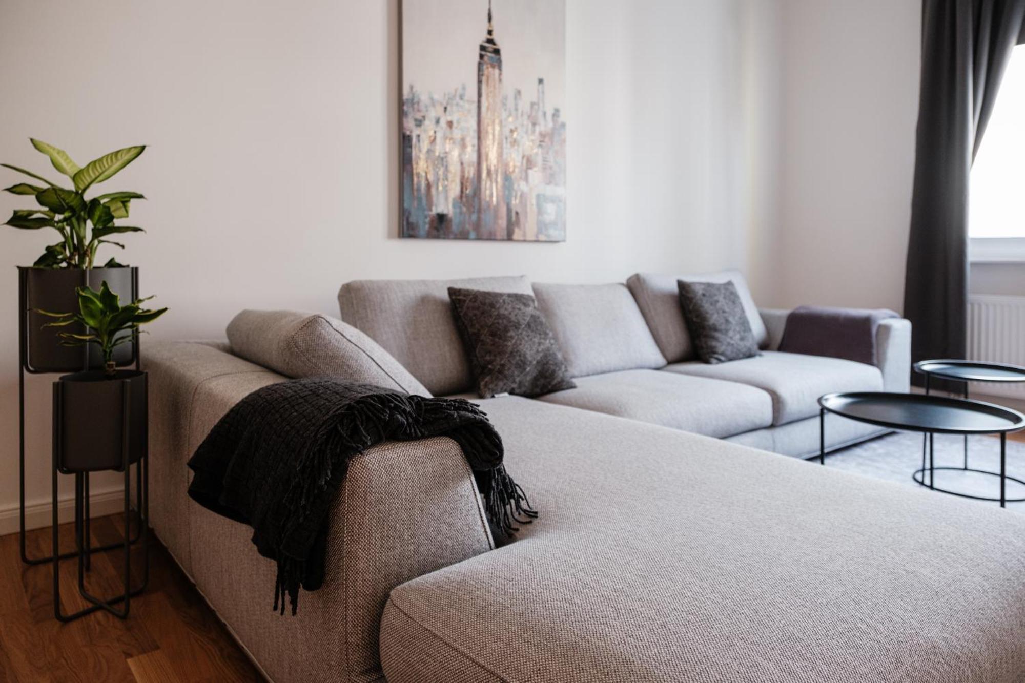 Gray Dream I Stilvoll Und Neu Apartment